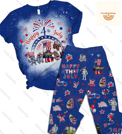 Star Wars America 4th Of July T-Shirt And Pants, Disney Star Wars Shirt
