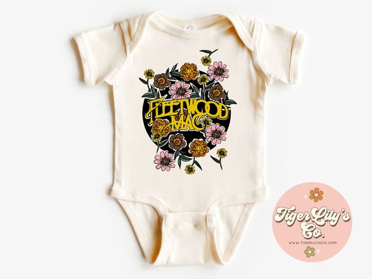 Rock Band Baby Onesie - Baby Rock Band Bodysuit, Classic Rock Band Shirt
