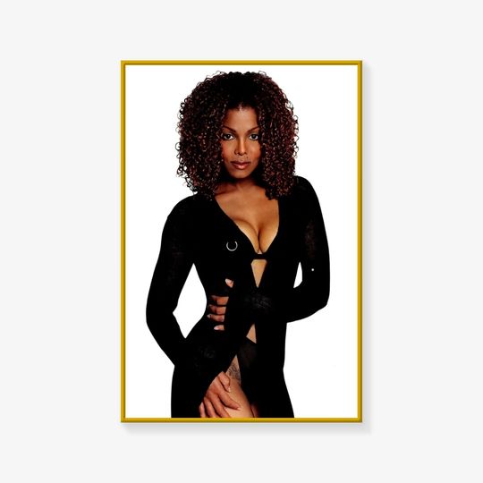 Janet Jackson Poster, Music Poster Print, Singer Poster Minimalist Poster, Birthday Gifts, Home Decor, Fan gifts, unframed poster