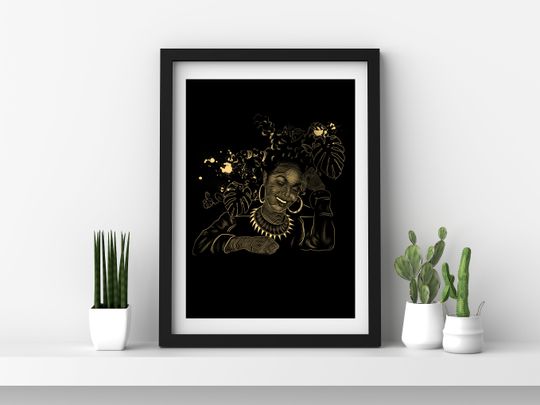 Janet Jackson Poster, 90's portrait print, metallic wall decoration Birthday Gifts, Home Decor, Fan gifts, unframed poster