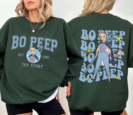 Toy Story Pixar Characters Groups 2 Sided Sweatshirt| Toy Story Bo Peep Shirt | Disneyland Shirt | Family Vacation Shirt | Disneyland Family Vacation 2024