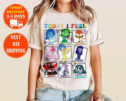 Today I Feel Inside Out Characters Shirts, Inside Out, Inside Out Group Matching shirt , Inside Out Family Party