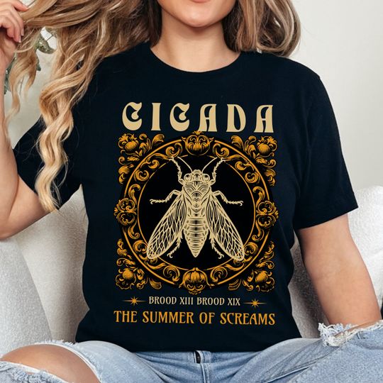 Cicada Shirt 2024 Cicada Reunion Tee,Funny Cicada Astrology T-shirt,Bug Humor Insect Tee Shirt,Nature Lover Gift,Year of the Cicadas Shirt
