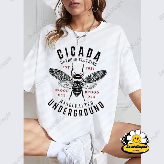 Discover The Cicadas Shirt, The Cicadas Reunion Tour Tee, Cicadas 2024 T-Shirt, Broods XIII and XIV Tee, Insect Nature Lover Tee