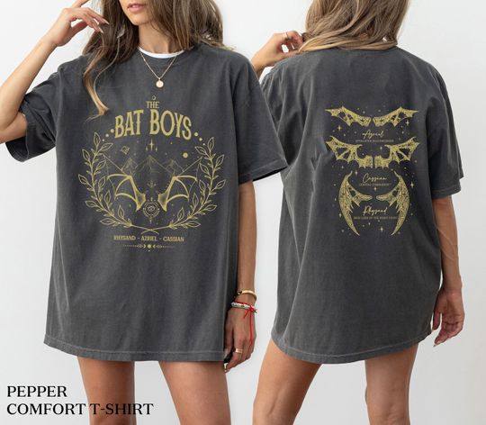 The Bat Boys Double Side Shirt, Acotar Velaris Shirt, Bat Boys Tees, Bat Boy Fan Club Shirt, A Court of Thorn