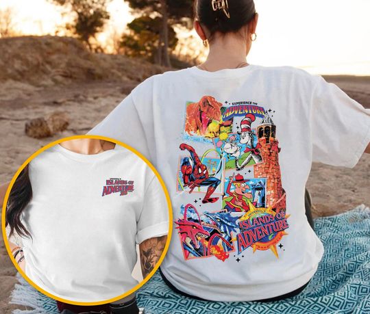 Islands Of Adventure Comfort Colors Shirt, Vintage Jurassic Park Shirt, Jurassic Park Dinosaur T-Rex, Universal Studios Shirt, Superman Tee