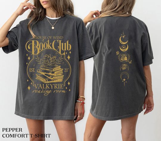 ACOTAR House Of Wind Book Club Shirt, Night Court Velaris House Of Wind Library SJM Licensed Merch Feyre Archeron Nesta Bookish Gift Shirt