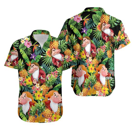 Grumpy Dwarf Shirt, Grumpy Hawaiian Shirt