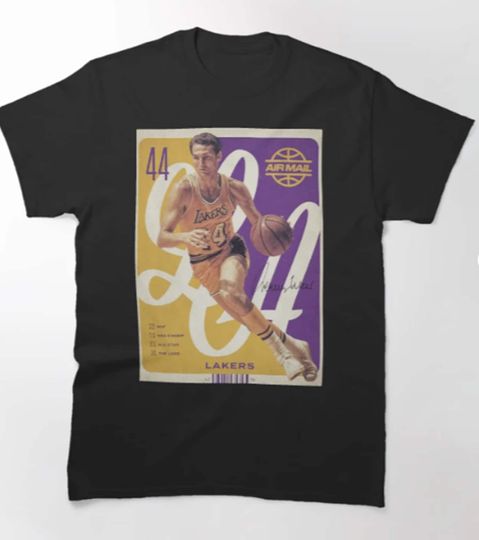 Jerry West Shirt, 1938-2024 Jerry West Shirt, Memorial Shirt, Cotton Tee, Streetwear Fashion