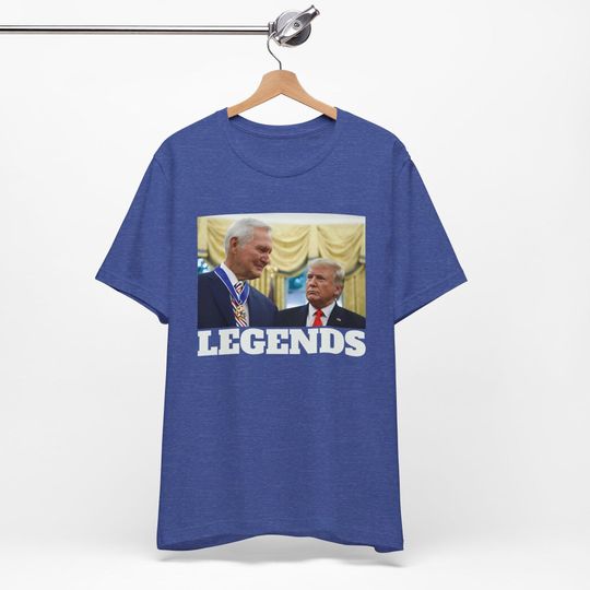 LEGENDS President Trump and Jerry West at The White House, 1938-2024 Jerry West Shirt, Memorial Shirt, Cotton Tee, Streetwear Fashion