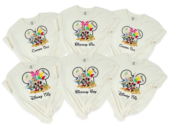 Custom Disney Trip 2024 Family Comfort colors Shirts, Disney Matching Shirts, Disney Vacation Tshirt, Disney Trip Your Family Name Shirts,te