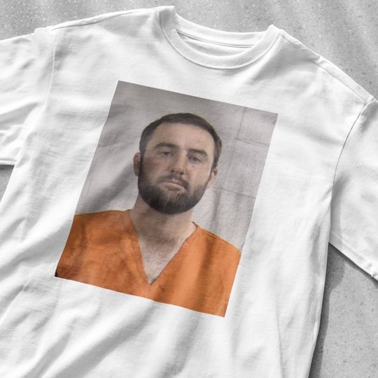 Scottie Scheffler Mugshot T-Shirt | Cotton Short Sleeve T shirt | Unisex Softstyle | Summer Casual Shirt