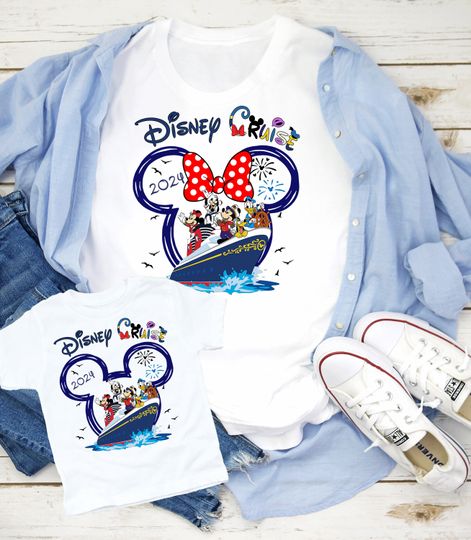 Custom Disney Cruise Shirt, Disney Cruise Family Shirts, Kids Disney Cruise Tshirt, Minnie & Mickey Matching Family Disney Cruise Shirt