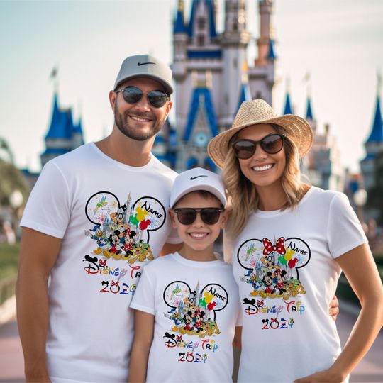 Custom Disney Trip Shirts, Disneyworld Shirts, Disney Vacation T-shirt, Disney Couple Shirt, Disney Family Matching Shirts, Disney Trip