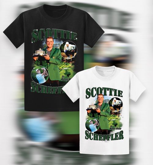 Scottie Scheffler Masters T-Shirt | Cotton Short Sleeve T shirt | Unisex Softstyle | Summer Casual Shirt