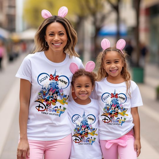 Custom Disney 2024 Shirts, Disney Family Shirts, Disney Vacation T-shirt, Disney Couple Shirt, Disney Matching Shirts, Disney Trip