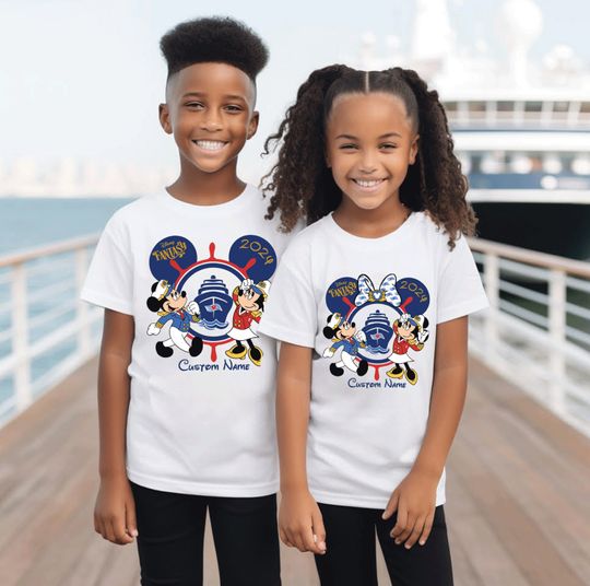 Disney Cruise 2024 Shirts, Disney Trip Shirt, Custom Disney Dream Magical Fantasy Cruise Shirt, Disney Family Custom Name Tee, Disney