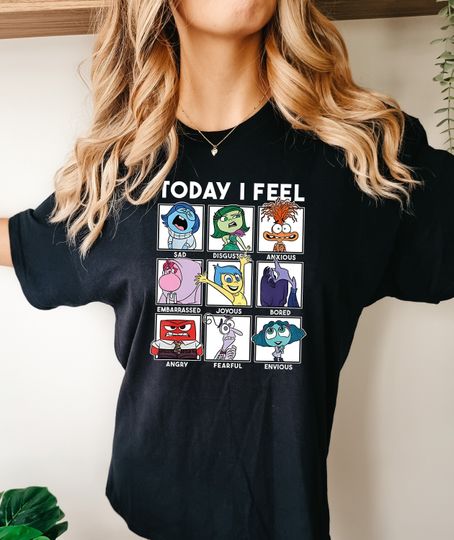 Today I Feel Vintage Shirt, Inside Out Tee, Disney Family Vacation Shirts