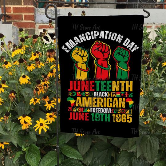 Emancipation Day Juneteenth Flag, Black American Freedom Day Flag, Equality Decor, Liberation Flag, Juneteenth Yard Flag, Freedom Day Decor