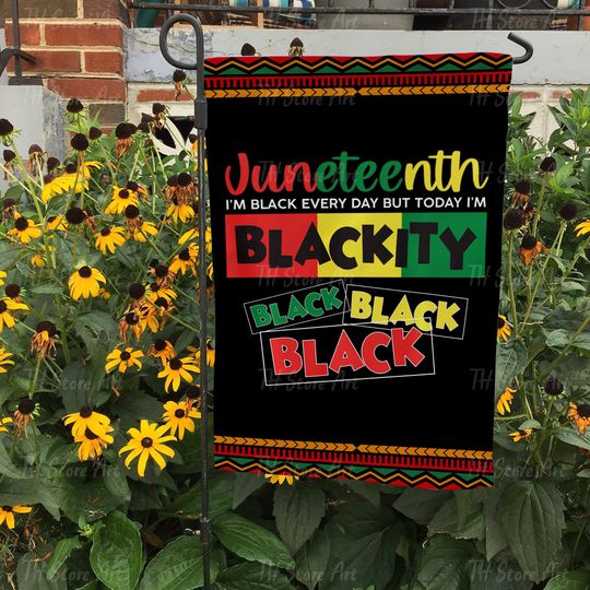 Juneteenth Emancipation Day Flag, Freedom Design Flag, Equality Decor, Colorful Lawn Sign, African American Freedom Flag, Black Power Flag