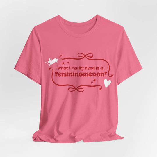 Femininomenon Chappell Roan Shirt Lesbian TShirt WLW Shirt Pride Baby Tee Chappell Roan Merch Y2K Shirt Cute Girl Sapphic Lgbtq