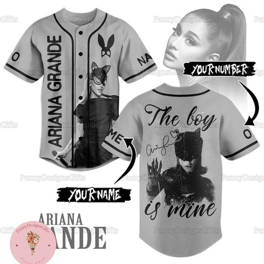 Ariana Baseball Shirt, Ariana Jersey, Ariana Jersey Shirt, Ariana Shirt, Personalized Ariana Tshirt