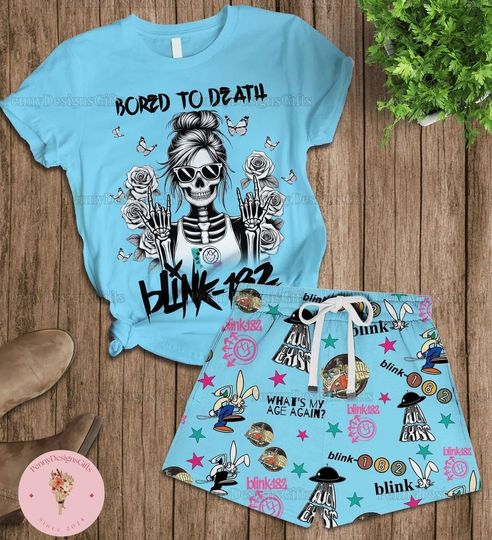 B182 Pajamas Set, B182 Tshirt Shorts Set, B182 Shirt, B182 Men Shorts, B182 Band Shirt, B182 Yoga Shorts