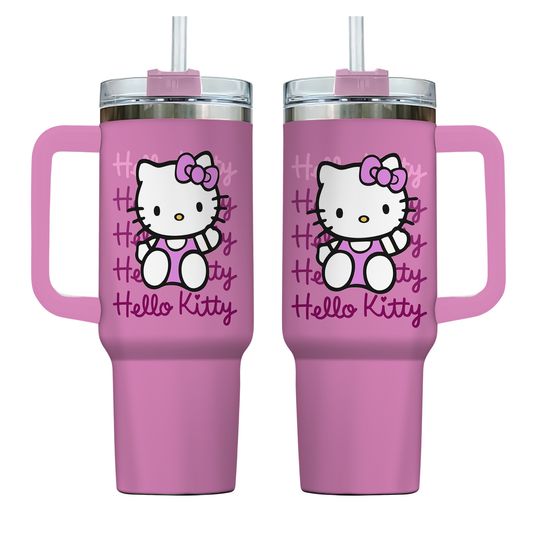 Hello Kitty Stainless Steel 40 oz Tumbler With Handle