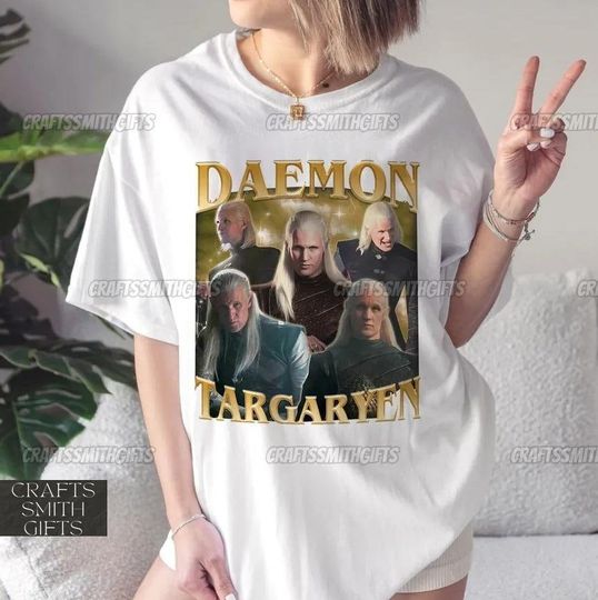 Retro Daemon Targaryen Shirt, House Of The Dragon Tshirt, Targaryen Tshirt, House Of The Dragon Shirt, Game Of Throne Shirt, GOT Shirt