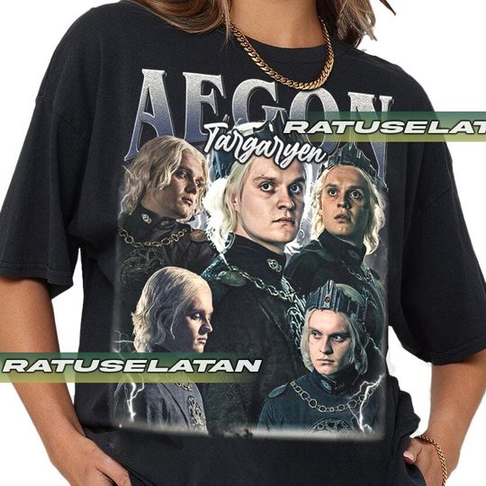 Limited Aegon Targaryen Vintage Shirt, Gift For Woman and Man Unisex T-Shirt short sleeves graphic T-shirt, trending shirt