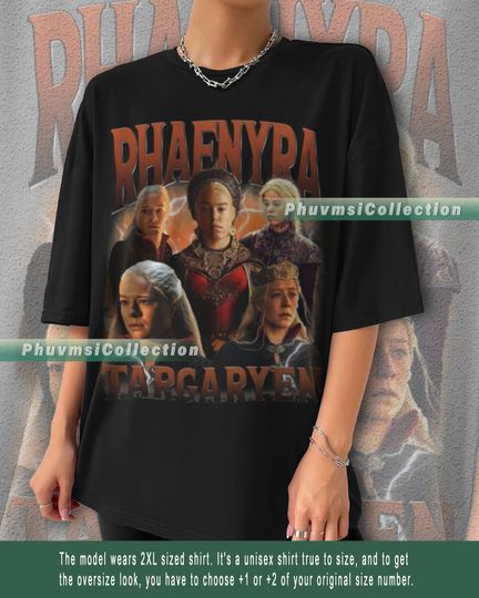 Rhaenyra Targaryen Shirt Movie Character television series Vintage Retro Classic horor halloween TShirt Hoodie Sweatshirt Unisex 90's BB104