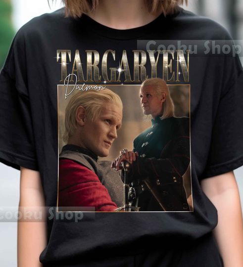 Retro Daemon Targaryen TShirt, Daemon Targaryen hoodie, Daemon Targaryen vintage shirt, Movie Character tee unisex short sleeves graphic T-shirt