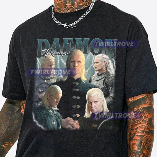 Retro Daemon Targaryen TShirt, Daemon Targaryen hoodie, Daemon Targaryen sweatshirt, Daemon Targaryen Rock Style Bootleg Tee