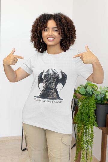 House of the dragon iron throne unisex short sleeves graphic T-shirt, trending shirt