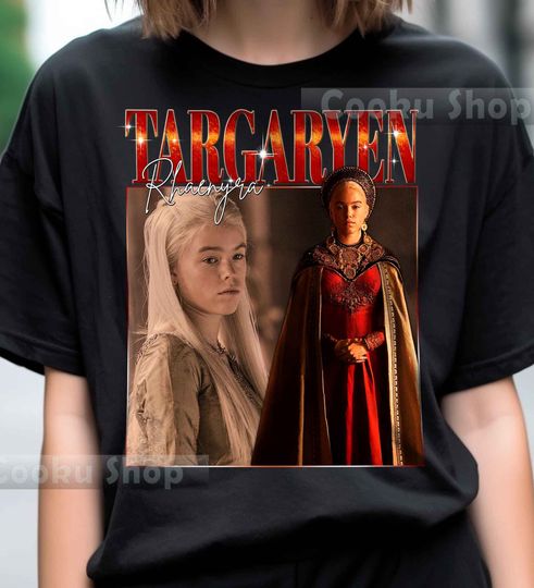 Retro Rhaenyra Targaryen TShirt, Rhaenyra Targaryen hoodie, Rhaenyra Targaryen sweatshirt, vintage shirt, Movie Character tee