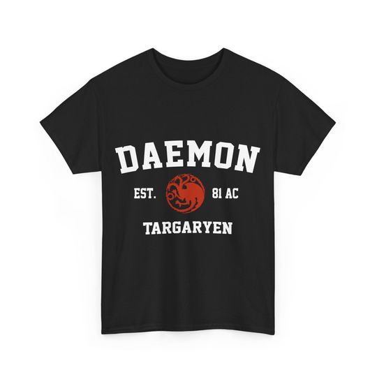 Daemon Targaryen Vintage Graphic Tee unisex short sleeves graphic T-shirt, trending shirt