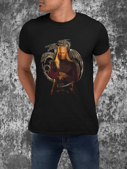 Daemon Targaryen House of The Dragon Unisex T-Shirt unisex short sleeves graphic T-shirt, trending shirt