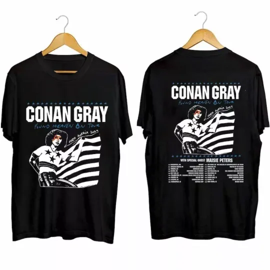 Conan Gray - Found Heaven On Tour 2024 T-Shirt, Conan Gray Merch, Conan Gray Concert 2024 T-shirt, Music Tour 2024 Shirt, Gift For Fan