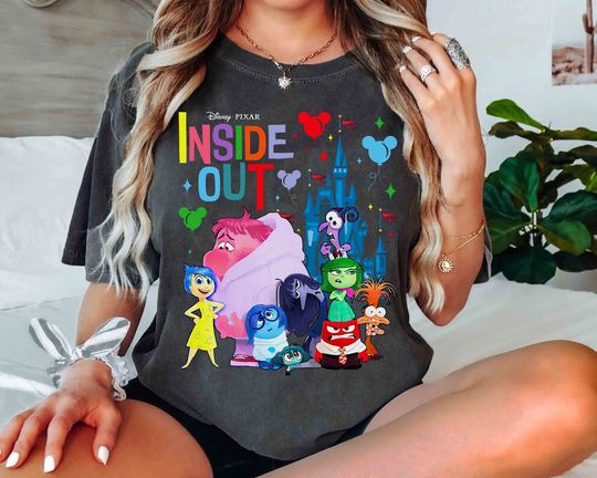 Disney Pixar Inside Out 2 Characters Shirt | It'S Okay To Feel All The Feels Tshirt | Speech Therapy | Inclusion Tee | BCBA Shirt | Para Tee