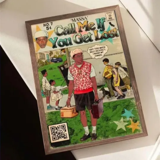 Comic T. Creater Call Me If You Get Lost Poster, Retro Poster, Midcentury Art, Minimalist Art, Vintage Poster, Modern Poster, Wall Decor