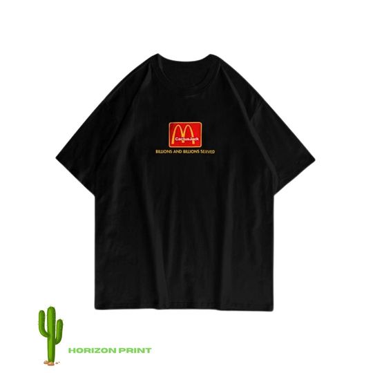 I'm Loving it MC T-Shirt , Oversize Hip Hop T-Shirt, Print Tee, Cactus Jack Tee
