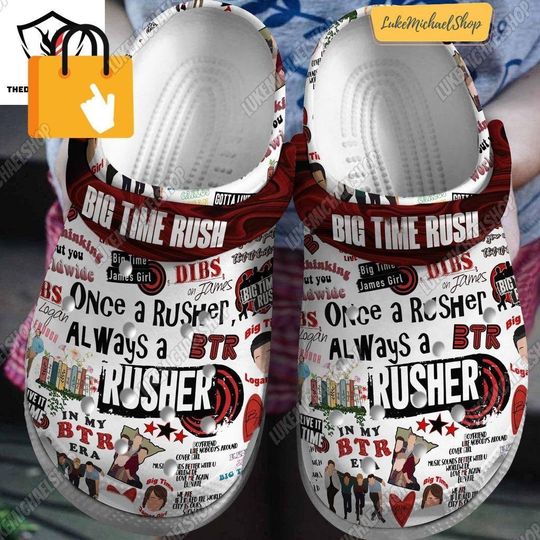 Big Time Rush Shoes, Big Time Rush Forever Tour Sandals, Big Time Rush Merch Gift, Big Time Rush Band Music Sneaker, Concert Slipper