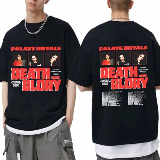 Palaye Royale - Death or Glory North America 2024 Shirt, Palaye Royale Band Fan Shirt, Palaye Royale 2024 Tour Shirt