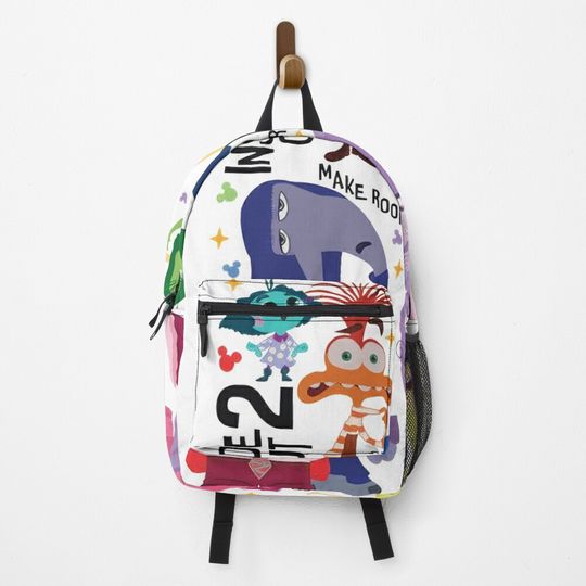 Inside Out It's Okay To Feel All The Feels Backpack, Inside Out Movie Backpack, Disney Backpack, Back to School Gifts