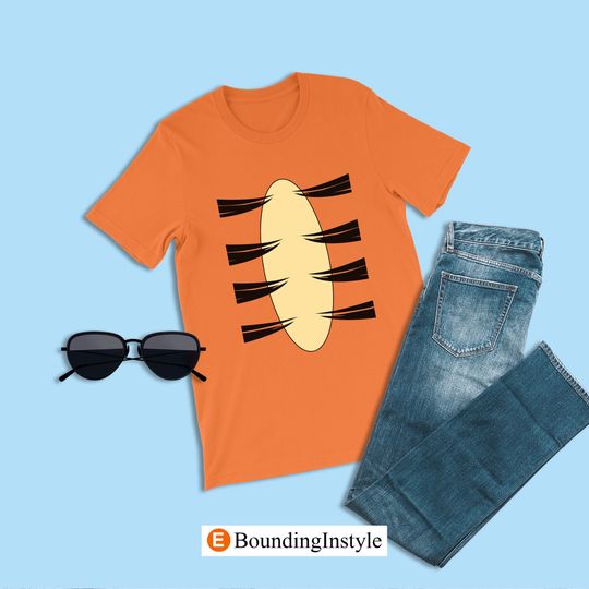 Tigger Easy Costume, Winnie the Pooh Character Minimalist Disney Shirt, Disney Clothing, Summer Casual Cotton Couple Matching Shirt, Short Sleeve Shirt for Men, Women and Kids