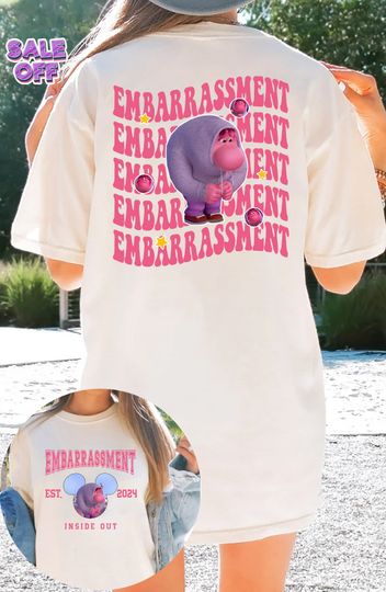 Embrassment Est Pixar Inside Out Characters Two-sided Shirt,Today Is A Core Memory Day,Inside Out Movie 2024,Disneyland Family Holiday Trip
