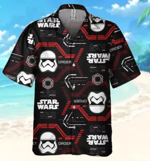 Stars Wars Stormtrooper The First Order 3D HAWAII SHIRT, Funny Hawaiian Shirt