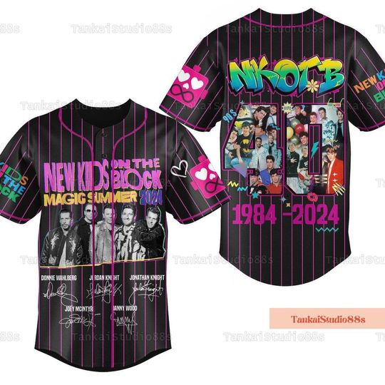NK on The Block Jersey, Magic Summer 2024 Tour, NKOT Block 40th Anniversary