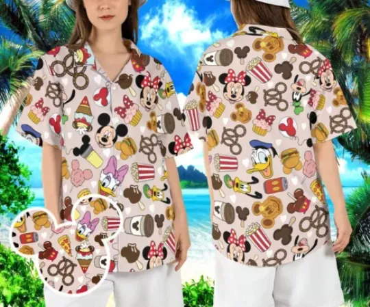 Disneyland Snacks 3D HAWAII SHIRT, Mother Day Gift All Over Print