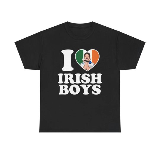 I Love Irish Boys Niall Horan Shirt, Niall Horan The Show Shirt, I Love Irish Boys Shirt, Horan Graphic Tee, Cotton Short Sleeve Tee